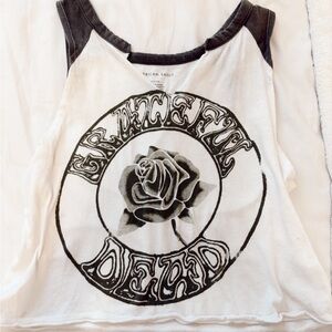 american eagle grateful dead crop top